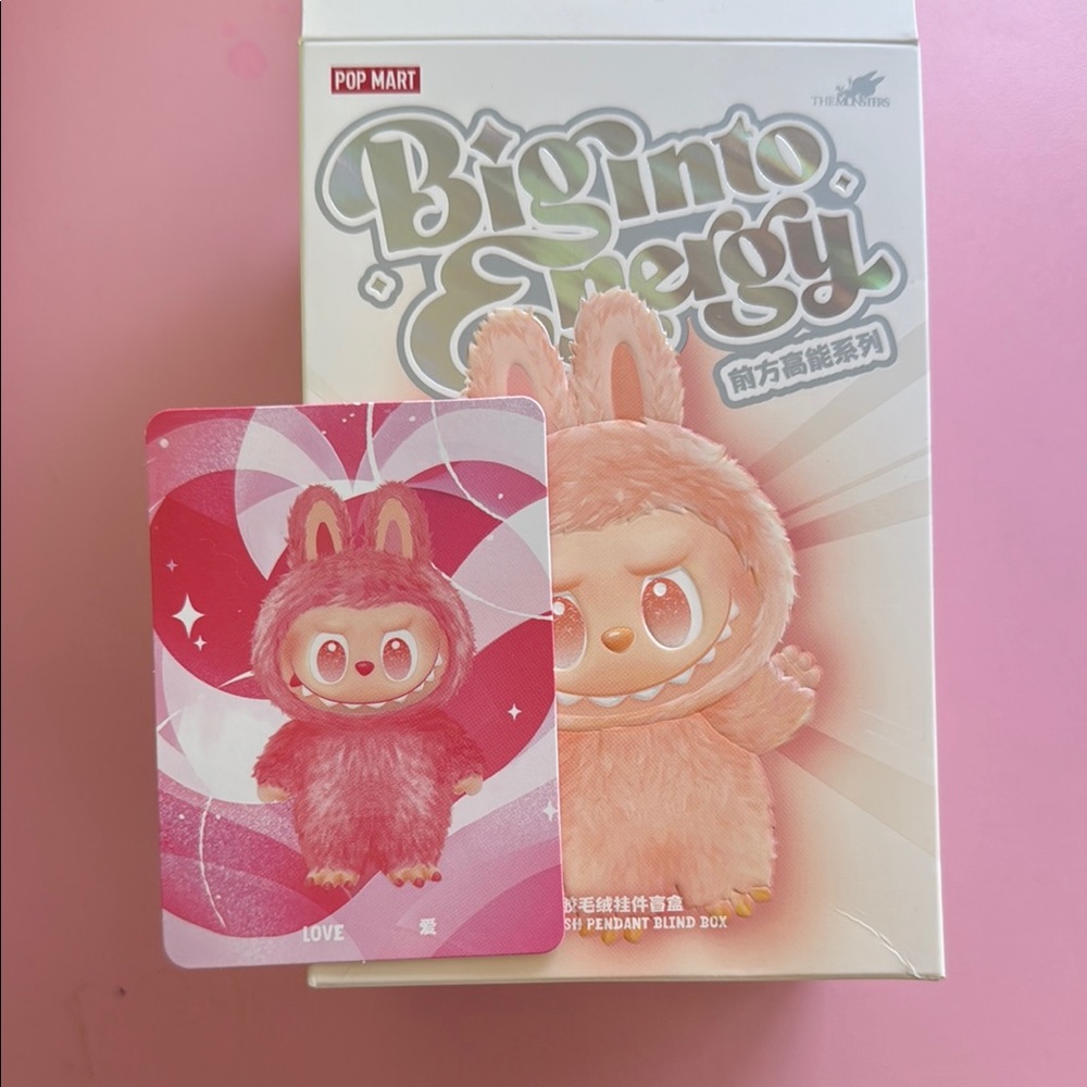 Pop Mart Big Energy Pink Bunny Figure